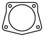 DAF 1248143 Gasket, exhaust pipe